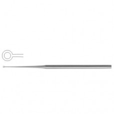 Buck Ear Curette Fig. 4 - Straight - Blunt Stainless Steel, 17 cm - 6 3/4" 